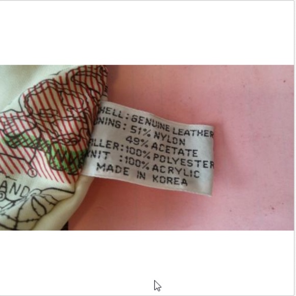 Outdoor Exchange Bomber Leather Jacket Size M - Picture 8 of 8